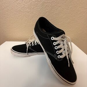 Vans Women’s Black and White Sneakers